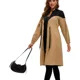 thumbnail image 4 of Gabardina Mujer Larga Elegante Moda Cordón En La Cintura, 4 of 7