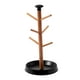 thumbnail image 1 of Árbol para tazas de café, soporte para vasos de vidrio, escurridor de tazas, ligero y decorativo. base negra, 1 of 8