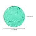 thumbnail image 2 of Minkissy 100Pcs Party Favors Coin Models Green Plastic Decoration Collection For Festive Atmosphere, 2 of 6