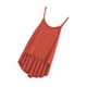 thumbnail image 3 of Conjunto de pijamas de 2 piezas para mujer, chaleco sexy, pantalones cortos, ropa de dormir, ropa de dormir, rojo ladrillo, L sidaley  AP001253-32, 3 of 7