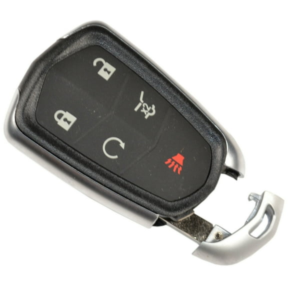 HQRP Remote Key Fob Shell Case Keyless Entry W/5 Buttons for Cadillac ATS 2014 2015 2016 2017; SRX 2015 2016