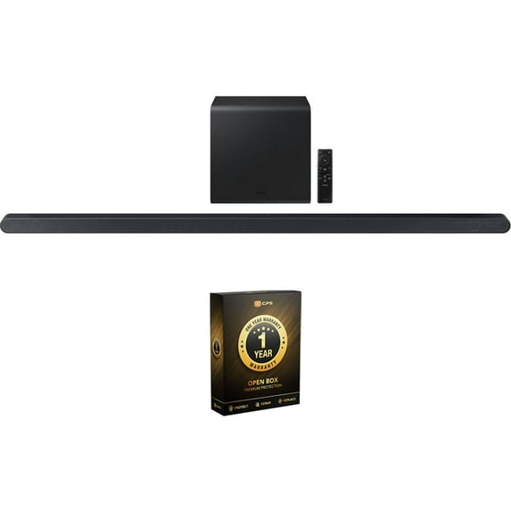 Open Box Samsung Ultra-slim 3.1.2ch Soundbar w/ Q-Symphony + 1 Year Warranty
