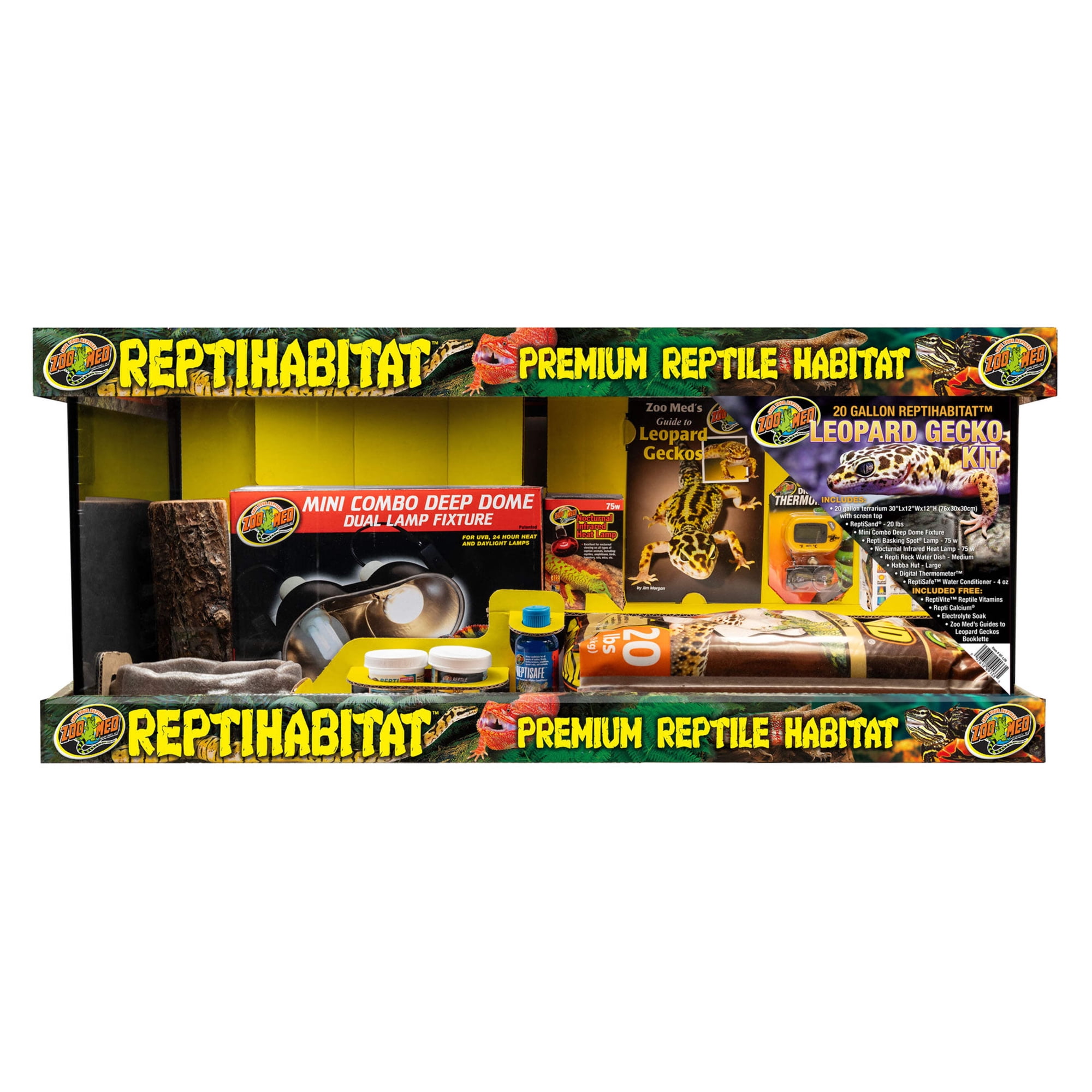 Zoo Med 20 Gallon ReptiHabitat™ Leopard Gecko Kit