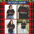 thumbnail image 3 of Anbech Merry Christmas Plus Size Shirts for Women Oversized T-Shirt Graphic Chrsitmas Tees Short Sleeve, 3 of 9