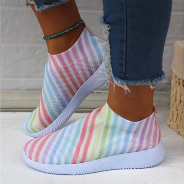 Zapatos de moda para mujer, zapatillas deportivas, zapatos deportivos informales, transpirables y cómodos, zapatos deportivos voladores y zapatos de mujer Wmkox8yii shalkjhdk2073