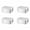 4pcs, variant on 1/4Pcs Stainless Steel Rectangular Food Storage Pan With Lid Thickened Lunch Box Container Square Plate Dish Tray Freshing