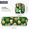 thumbnail image 3 of Naloa St Patrick's Day10 Leather Pencil Case, Makeup Pouch, Zipper Pouch for Daily Essentials, Storage Organizer, Cosmetics and Stationary Bag, 3 of 7