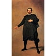 thumbnail image 3 of Velazquez, Diego 10x14 Black Modern Framed Museum Art Print Titled - The Buffoon Pablo De Valladolid, 3 of 5