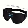 thumbnail image 3 of Sleeping Mask with Wireless Headphones Sleeping Headphones Wireless Sleeping Mask Side Sleeping Headphones Best Gift and Travel Essentials (Jet Black), 3 of 4