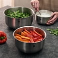 thumbnail image 3 of ZWILLING Prep 3-pc Brushed Stainless Steel Nesting Bowls Set, 3 of 5