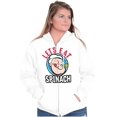 thumbnail image 4 of Popeye Let's Eat Spinach Cool Retro Zip Up Hoodie Men's Women's Brisco Brands M, 4 of 6