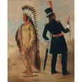 thumbnail image 2 of George Catlin 20x24 Gold Ornate Framed and Double Matted Museum Art Print Titled - Wi-Jun-Jon, Pigeon's Egg Head (The Light) Going to and Returning from Washington (1837-1839), 2 of 4
