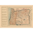thumbnail image 2 of Reynold 18x14 White Modern Wood Framed Museum Art Print Titled - Oregon - Reynold 1921, 2 of 4