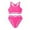 R01-Hot Pink, variant on RMGVDSD Girls Bathing Suit High Waist Bikini Swimsuit 2 Piece Bikini Sets Summer Vacation Swimwear For Beach Pool Swimming Suits Party Summer Swimsuits