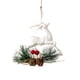 thumbnail image 2 of Fiudx Ofertas de la semana Adornos navideños Colgantes de cabeza de ciervo Colgantes decorativos para árboles de Navidad Colgantes decorativos con campanas navideñas, 2 of 6