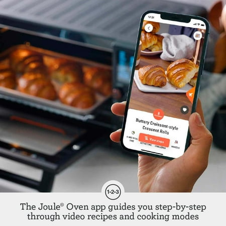 Breville - the Joule 1.0 Cubic Ft Oven Air Fryer Pro - Black Stainless Steel