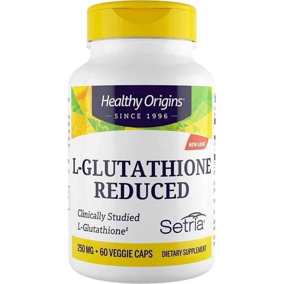 Suplemento de 250 mg de L-glutatión (Setria) de Healthy Origins