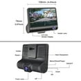 thumbnail image 5 of Dash Camera for Car Front and Inside Car Security Camera Dual Dash cam 1080P Car Video Recorder with Audio, 2’’ IPS Screen Night Vision G-Sensor WDR, 5 of 6