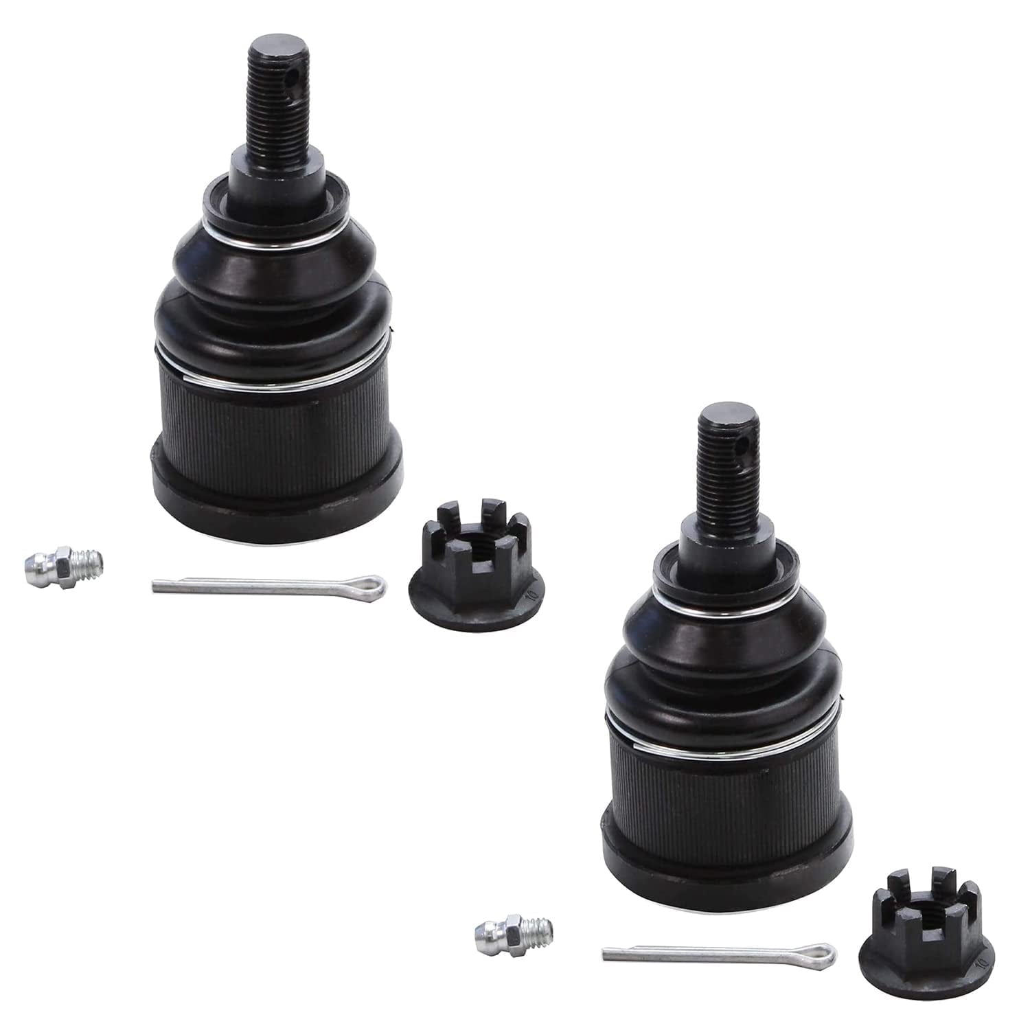 Detroit Axle - Front 14pc Suspension Kit for 2003-2007 Honda Accord 2004 2005 2006, 2 Lower Control Arms 2 Upper Control Arms w/ Ball Joints 2 Ball Joints 4 Tie Rods 2 Sway Bar Links 2 Boots