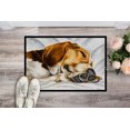 thumbnail image 2 of Carolines Treasures AMB1076JMAT Beagle Béat Intérieur Ou Extérieur Tapis- 24 x 36, 2 of 4