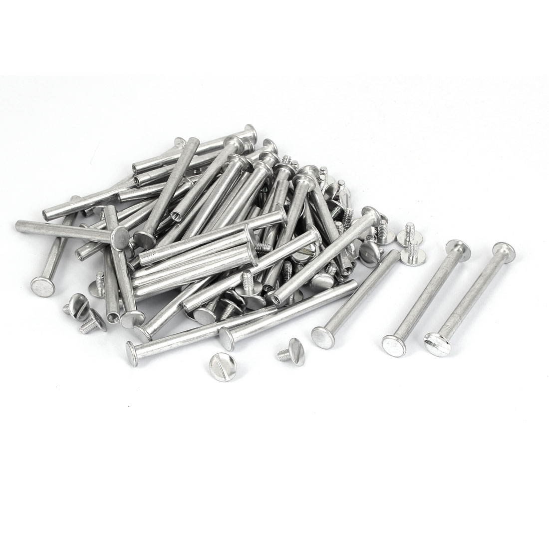 M5x55mm Aluminum Binding Screw Post 50pcs for Photo Albums Scrapbook