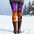 thumbnail image 2 of Bovemsi Womens Pants Casual Halloween Printed Slim Sports Yoga Leggings Vacation Outfits for Women XL Multicolor, 2 of 4