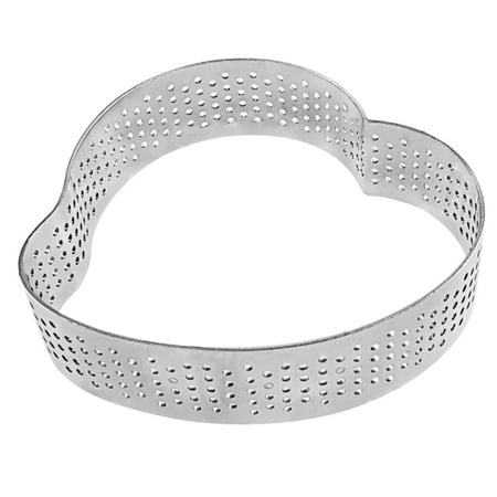 

TINYSOME Perforated Tart Molds Stainless Steel Circular for Baking Convenient to Use Gift
