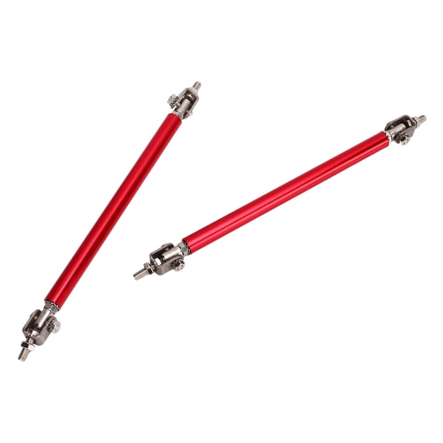 Bumper Lip Diffuser Rod, Stretchable Splitter Support Rod Durable Anti Aging For Car Red