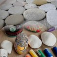 thumbnail image 3 of 10-pack Flat Large Stones For Painting - Aquarium Decoration, Beach Decorative Gravel, Crafts, And Garden Dcor, 3 of 5