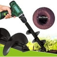 thumbnail image 4 of ¿Broca de barrena para taladro, taladro de jardín de 30 cm? 100 mm + guantes, barrena de jardín para taladro eléctrico, práctica herramienta de plantación para plantar flores, árboles,, 4 of 5