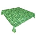 thumbnail image 3 of Poplin Printed Squares Pixelated Polyester Tablecloth, 3 of 4