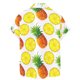 thumbnail image 3 of Camisas De Franela Para Hombre Hombres Moda Primavera Verano Casual Manga corta Turndown Neck Impreso Camisetas Top Blusa (White, 4XL), 3 of 6