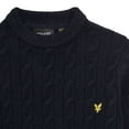 thumbnail image 3 of Lyle & Scott Chandail en Molleton Col Rond en Tricot Torsadé pour Garçons/filles, 3 of 4