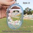thumbnail image 1 of Thicken Transparent PVC Keychain Jewelry Organizer Mystery Box Pouch Bag Protect Toy Storage Case For Bubble Doll Toy Wallet New tzw, 1 of 7