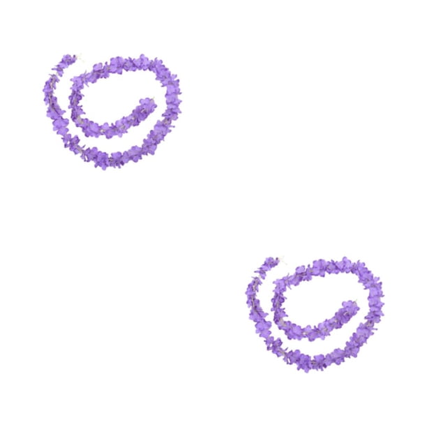 Enredaderas Flores Artificiales Wosthever Cuerda Plantas Colgantes Morado Claro 2Conjunto