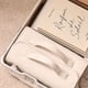 thumbnail image 3 of Vogacara Bolsa organizadora de maquillaje portátil para mujer, bolsa de artículos de tocador de viaje segura y seca, bolsa de cosméticos Bolsas de maquillaje blanco como la leche, 3 of 6