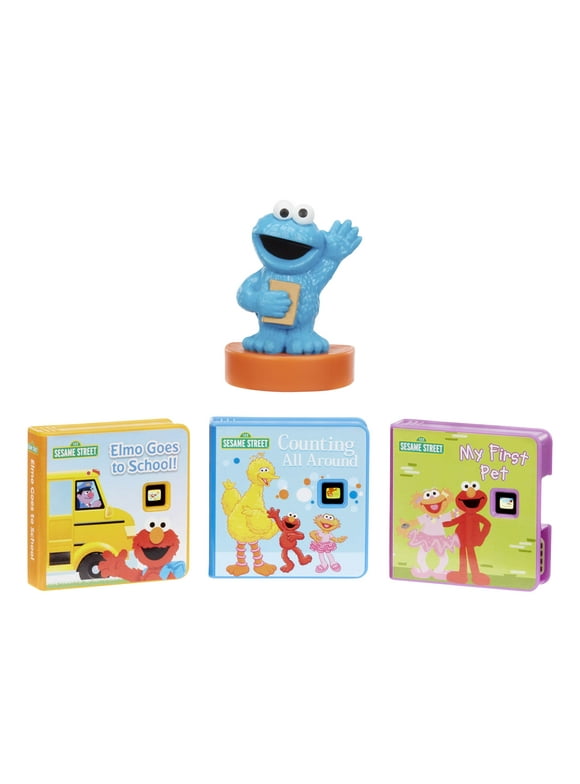Little Tikes Story Dream Machine Sesame Street Cookie Monster & Friends Story Collection, Storytime, Books, Play Character, Toy Gift, Toddlers, Girls Boys Ages 3+
