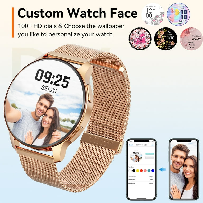 Pulsebit Smart Watch with Independent Music Play,Full Touch GPS