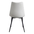 thumbnail image 4 of MOE'S Home ALIBI DINING CHAIR IVORY-M2, 4 of 5