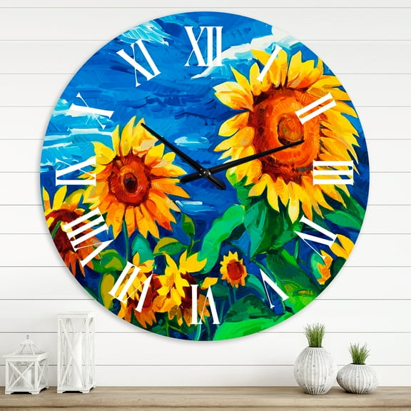 Designart 1 in Quartz Traditional Wall Clock