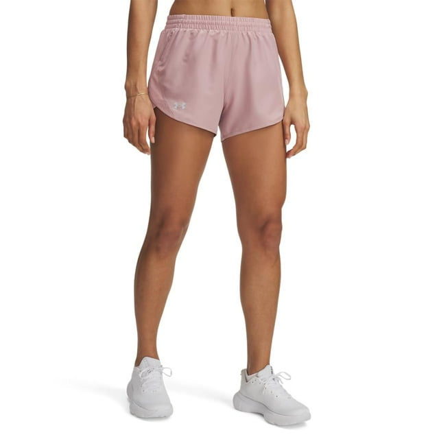 Pantalones cortos Under Armour Fly by 673 Turmaline Pink L para mujer