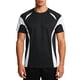 thumbnail image 2 of Ceisia Men's Athletic Short Sleeve T-shirt Color Block Round Neck Fitness Basketball Training Sport Tee Tops Black S Gifts, 2 of 8