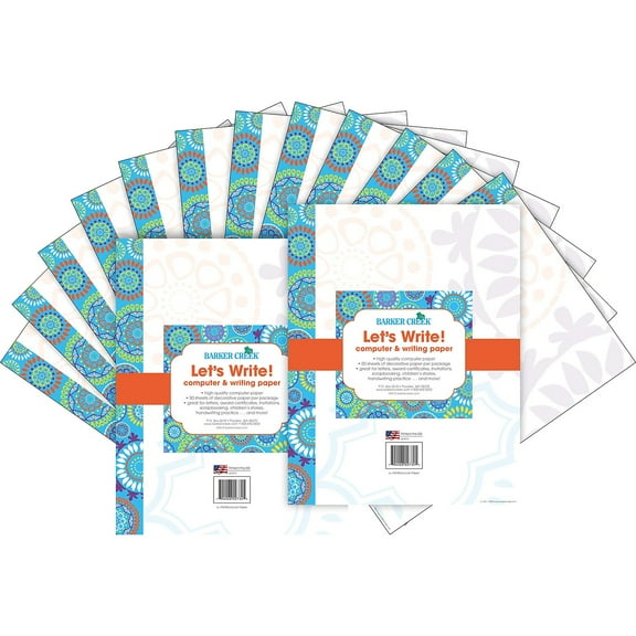 Barker Creek Moroccan Computer Paper ̶ 100 Sheets
