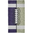 thumbnail image 1 of Fantasy Football Team Navy and Gold All Over Beach Towel, 1 of 1