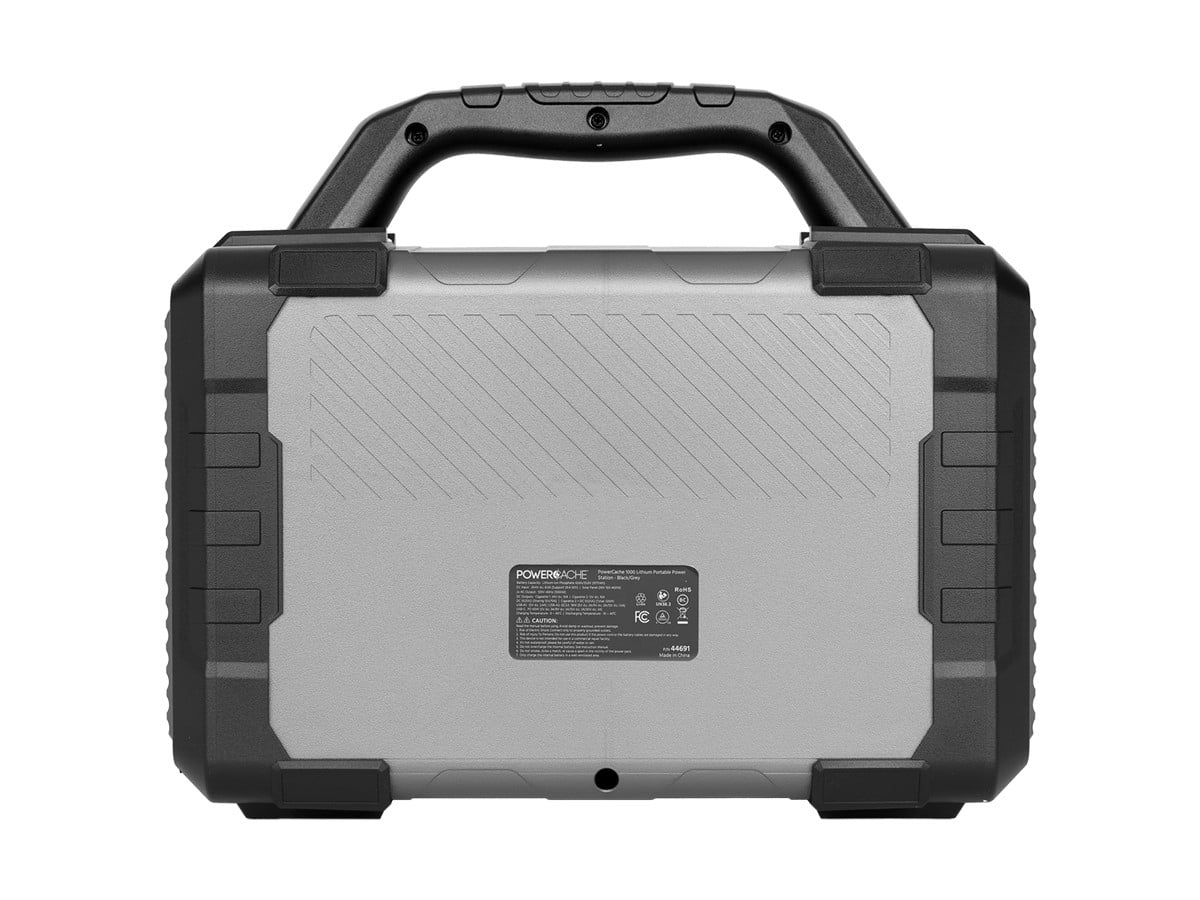 Monoprice 1000 Lithium Portable Power Station, 1075Wh Solar Generator (Solar Panel Not Included) with 1000W Pure Sine Wave AC Outlet, 60W USB-C PD Output, LED Light for Outdoors, Camping, Blackouts
