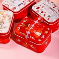 thumbnail image 4 of Packing Decorative Container Storage Small Metal Candy Container Cookie With Lids Storage Storage Bowls Chip Organizer Storage with Lids Food Pantry Storage Glass Containers with Lids for Food Flour, 4 of 4