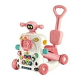 thumbnail image 3 of Vaveren Baby Toddlers Walkers Push Toy Early Learning Push Toy Gift Toy 6 in1 Pink, 3 of 8