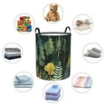 thumbnail image 4 of Hand Drawn Forest Laundry Hamper Medium Storage Basket/Toy Organizer/Dirty Clothes Bucket, 4 of 5