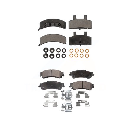 TEC Front Rear Ceramic Brake Pads Kit for Car GMC Yukon Cadillac 60 Special KTC-100323