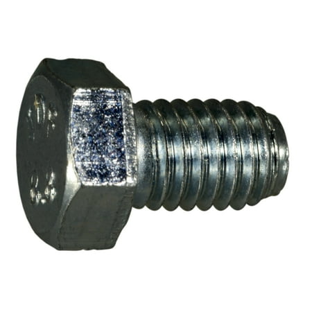 

8mm-1.25 x 12mm Zinc Plated Class 8.8 Steel Coarse Thread Metric JIS Hex Cap Screws